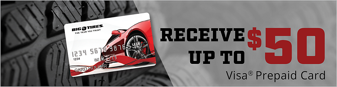 Save up to $50 via mail in rebate | Big O Tires